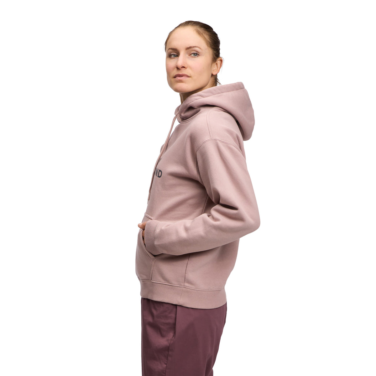 Women's Mini Stacked Pullover Hoody | Black Diamond Value